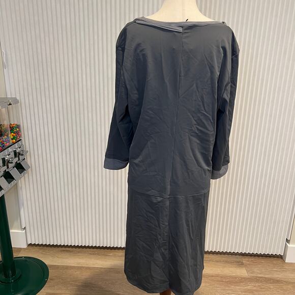 MADO ET LES AUTRES Women's Long Sleeve Fancy Tunic Dress Size 5 In Gray - Picture 2 of 8